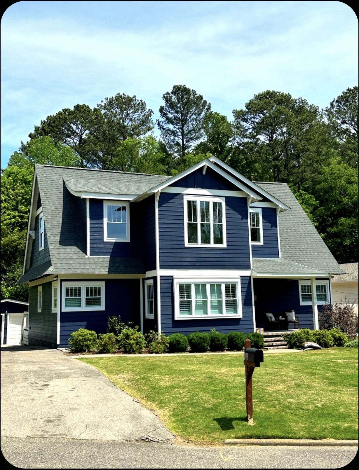 Atlanta home after second story addition — full second floor added without moving out